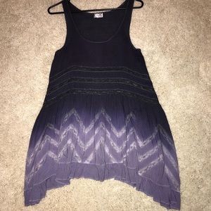 Voile and Lace Trapeze Slip Ombre Ombré Custom Dye